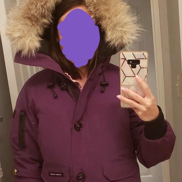🌼SOLD🌼Canada Goose Chilliwack Bomber jacket size small, limited edition purple - Picture 15 of 15